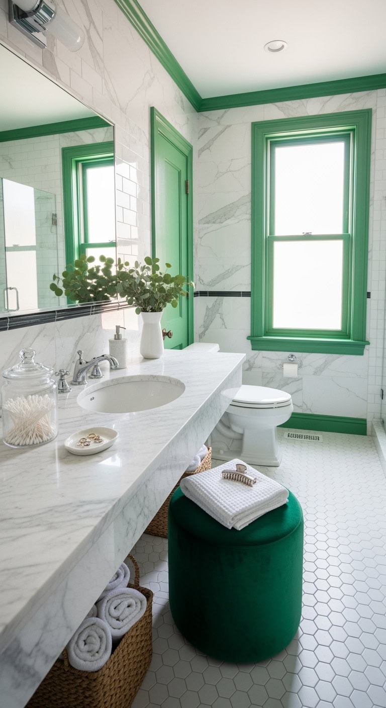 elegant european spa inspired bathroom style