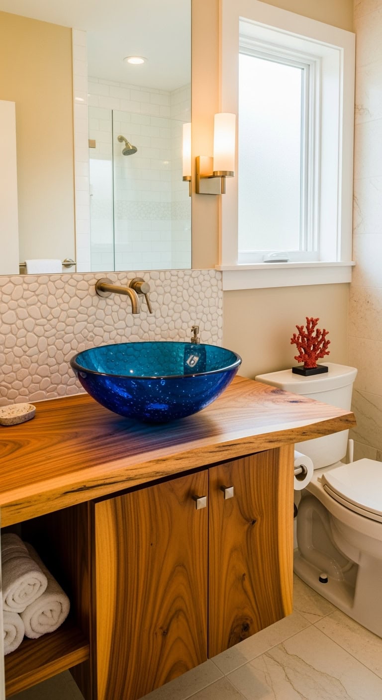 beachy coastal bathroom vessel sinks