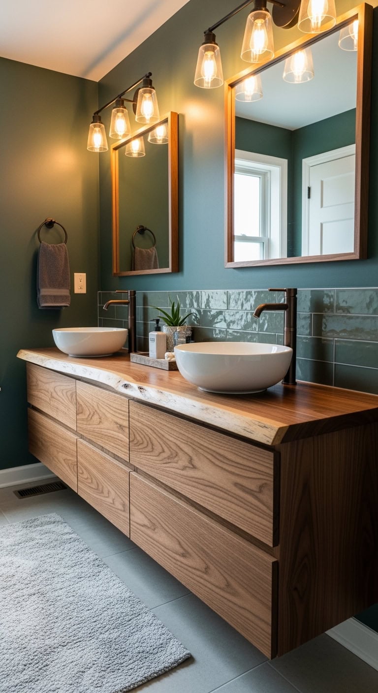 cozy cabin in forest sanctuary