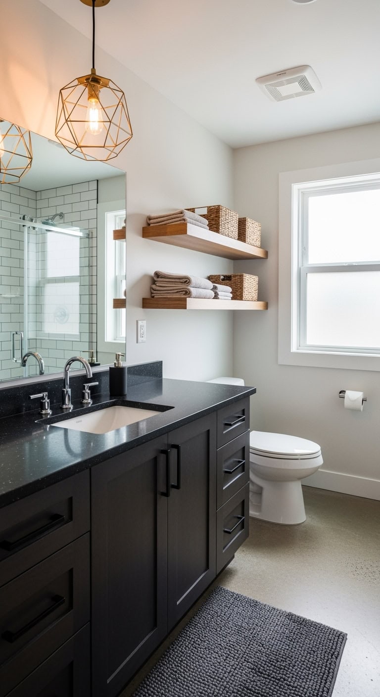 sleek durable chic bathroom vanity