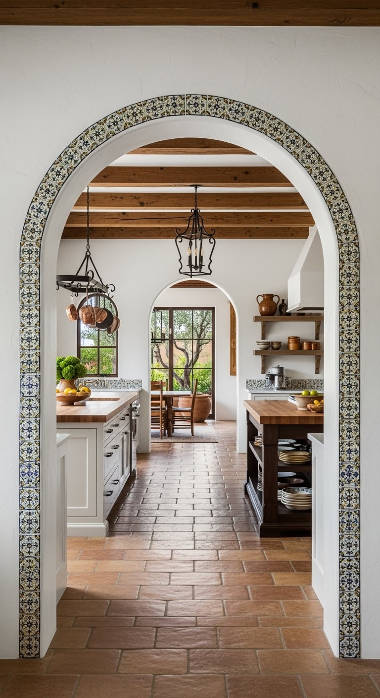 hacienda inspired arched doorway enchantment