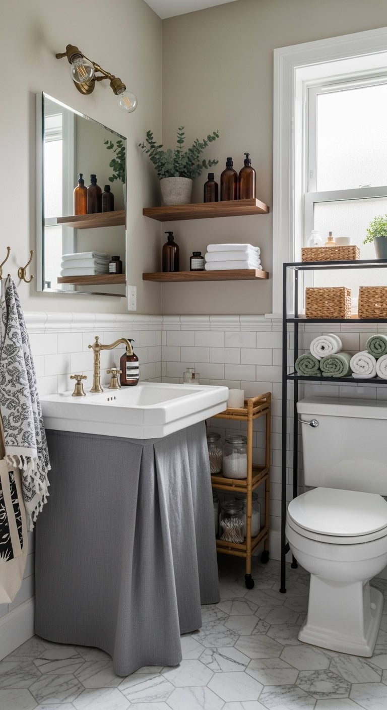 pedestal sink storage solutions