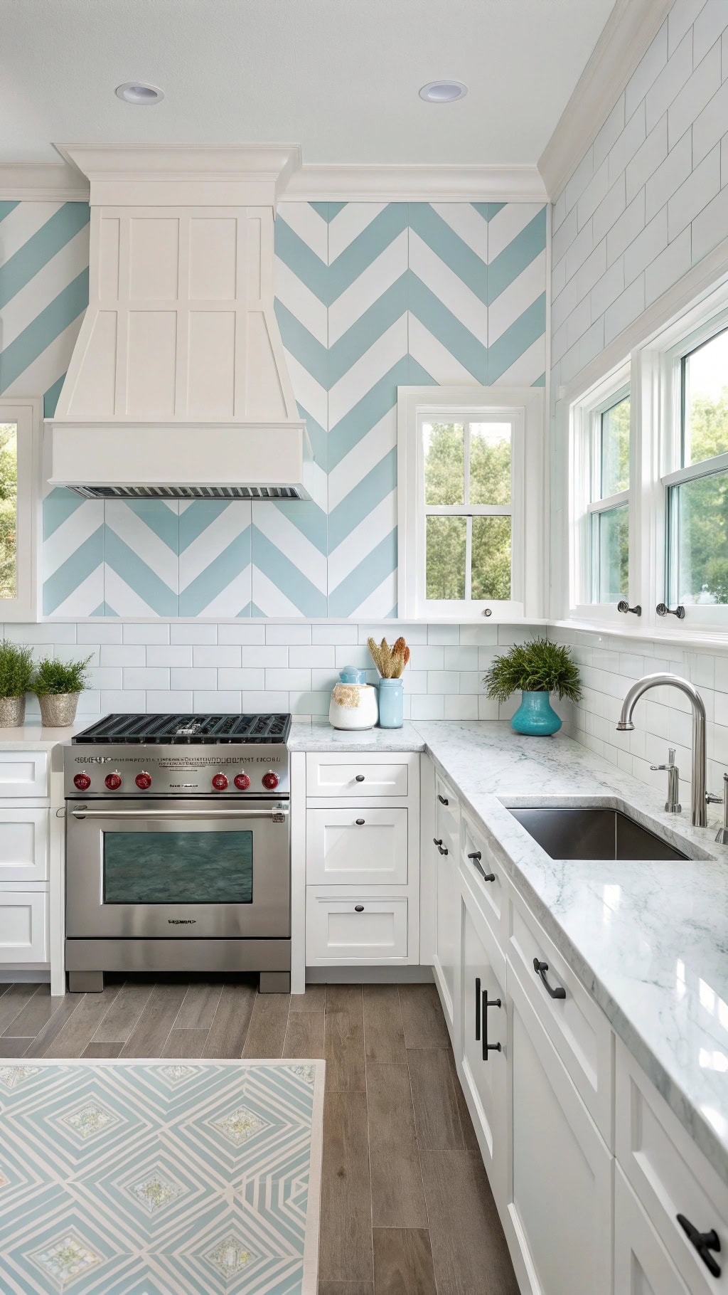 chevron wall design tips