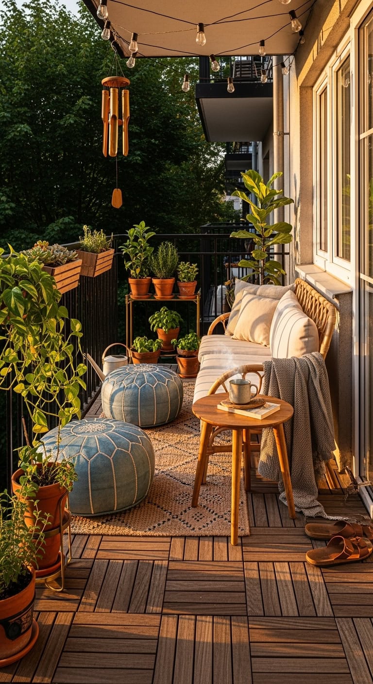 soothing tranquil boho chic bamboo melodies