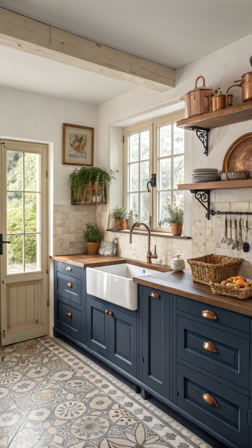rustic french kitchen elegance