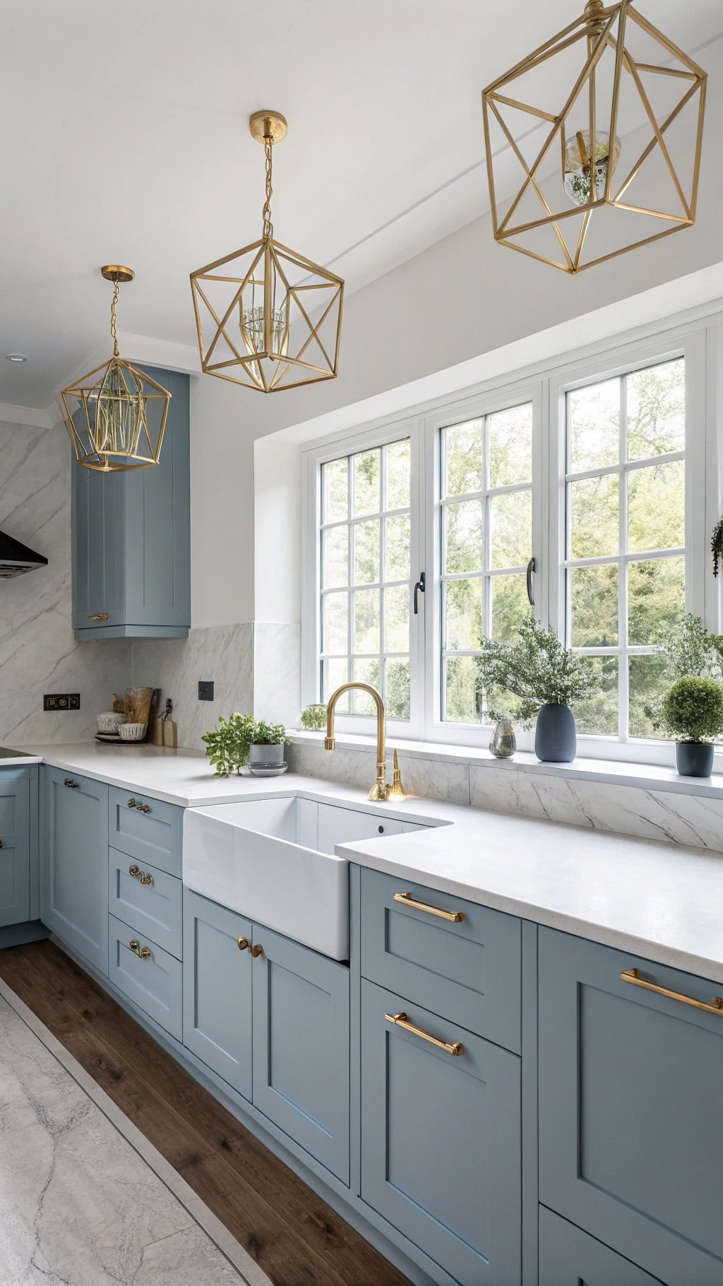 sophisticated minimalist dusty blue