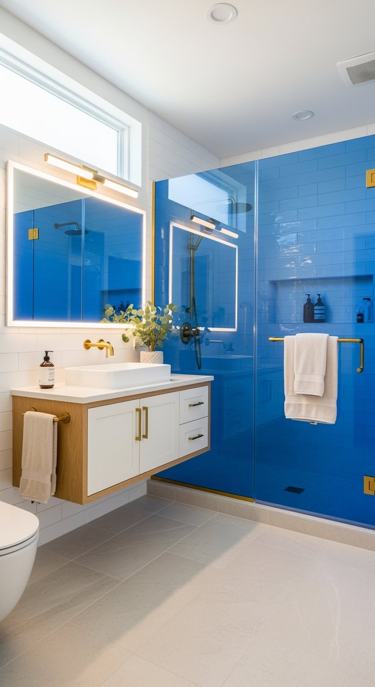 bold luxurious transformative shower