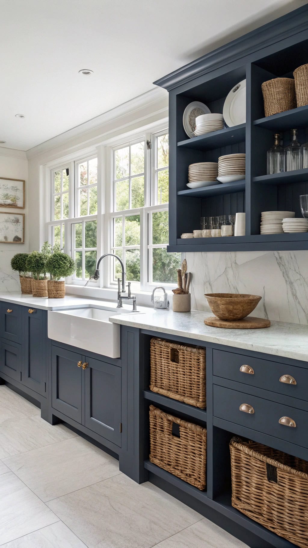navy island cabinet design ideas