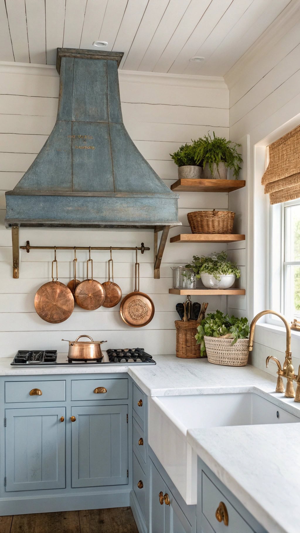 denim hood with farmhouse charm