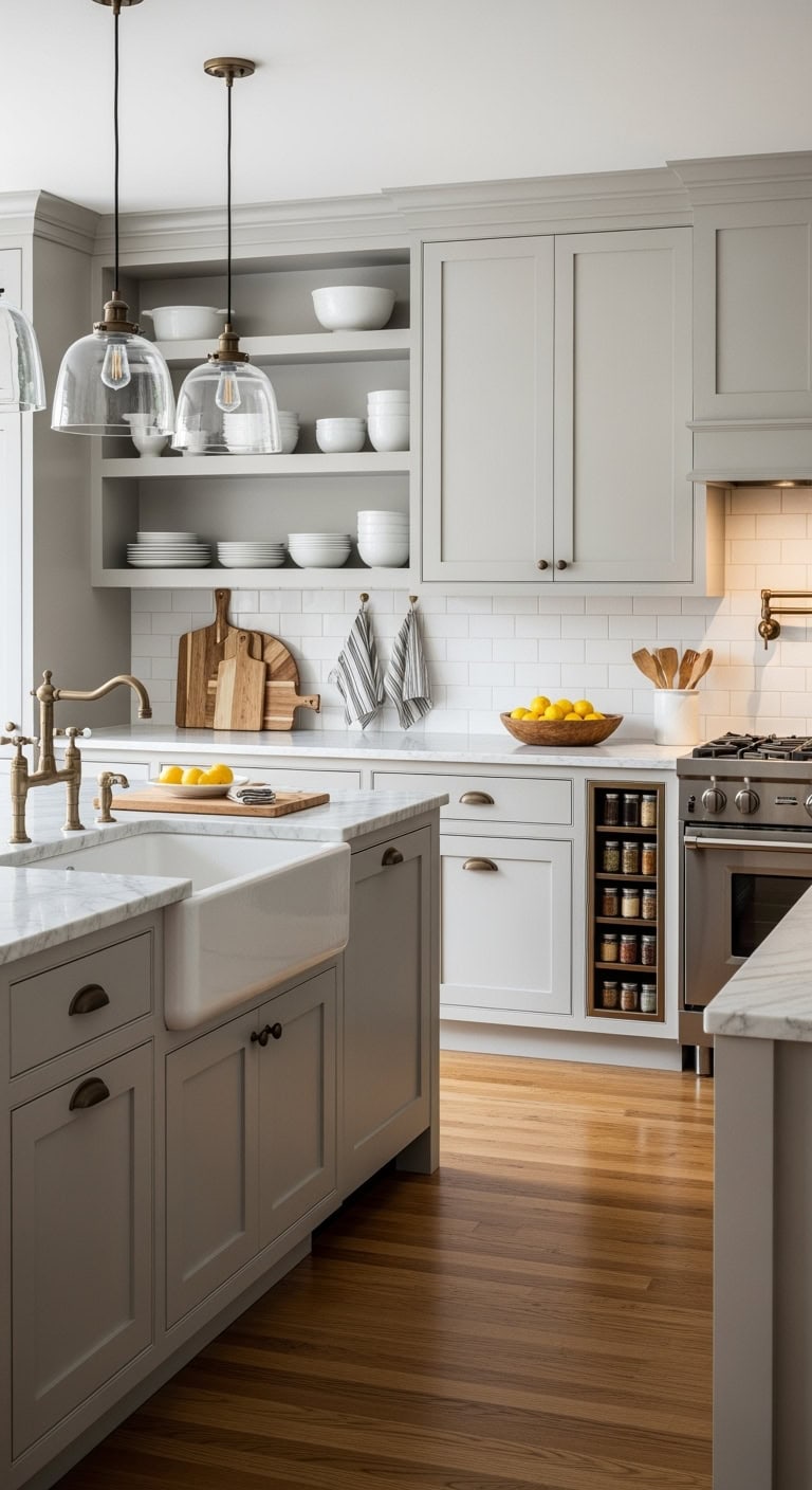 elegant bronze kitchen accents