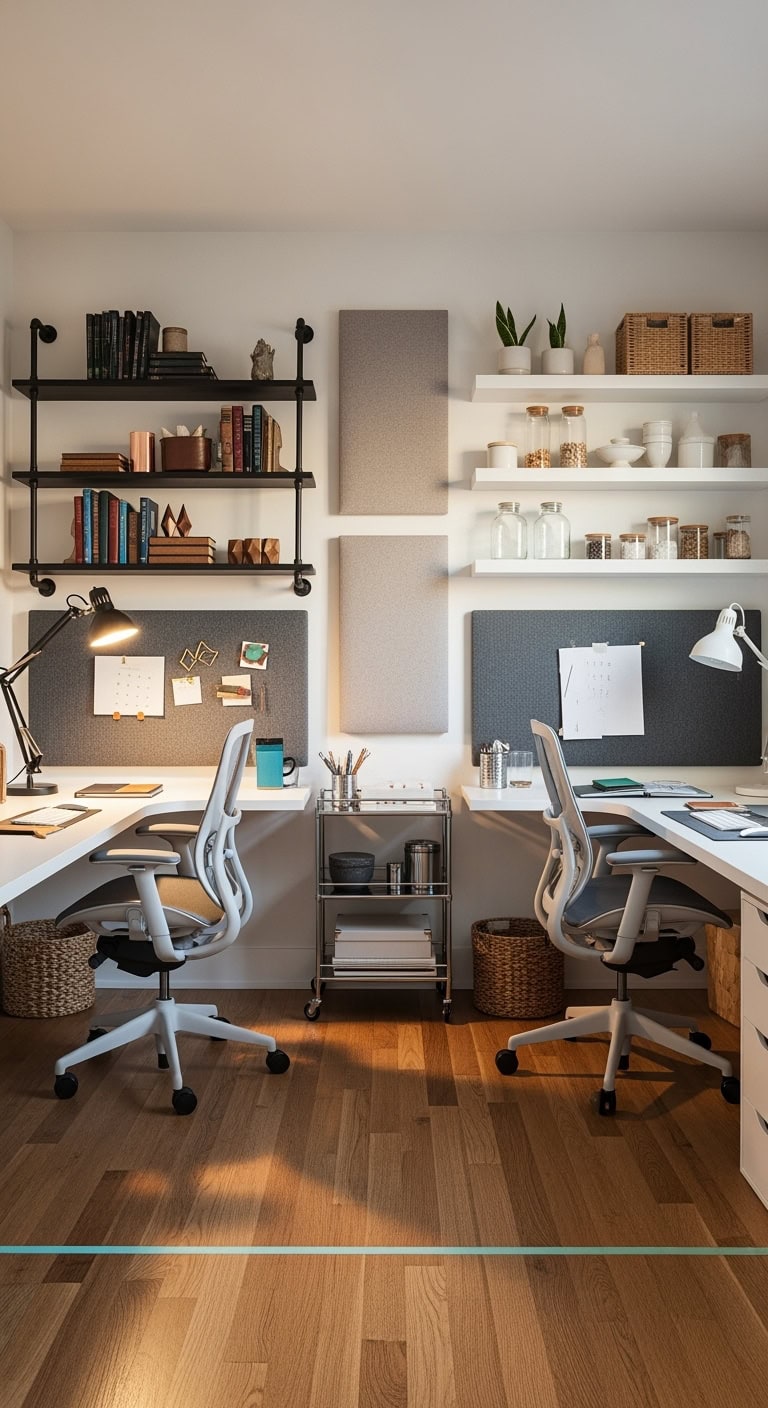 defined separated collaborative work zones