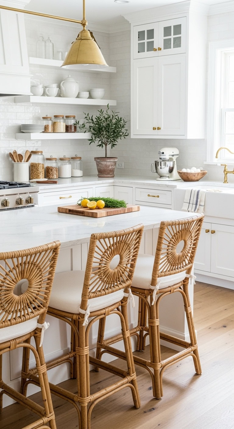 coastal boho chic bar stools