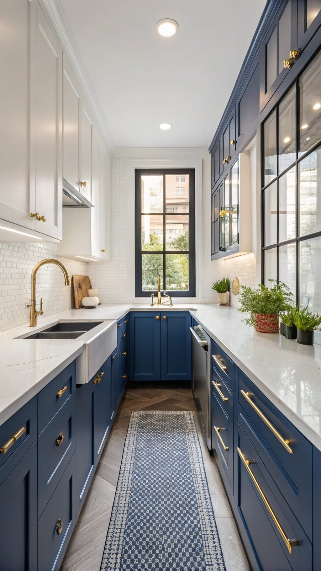 cobalt blue galley transformation