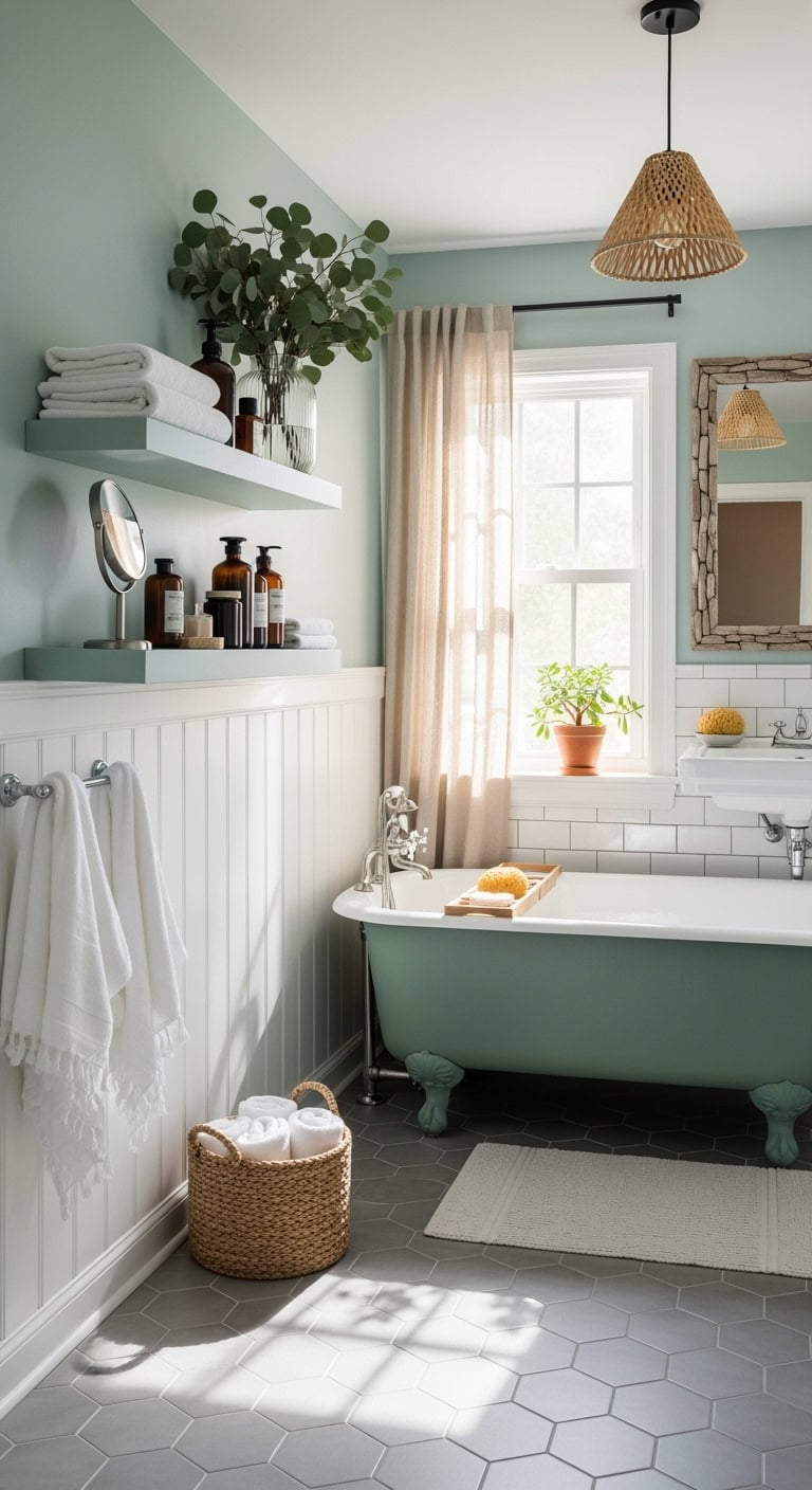 soothing spa like mint accent oasis