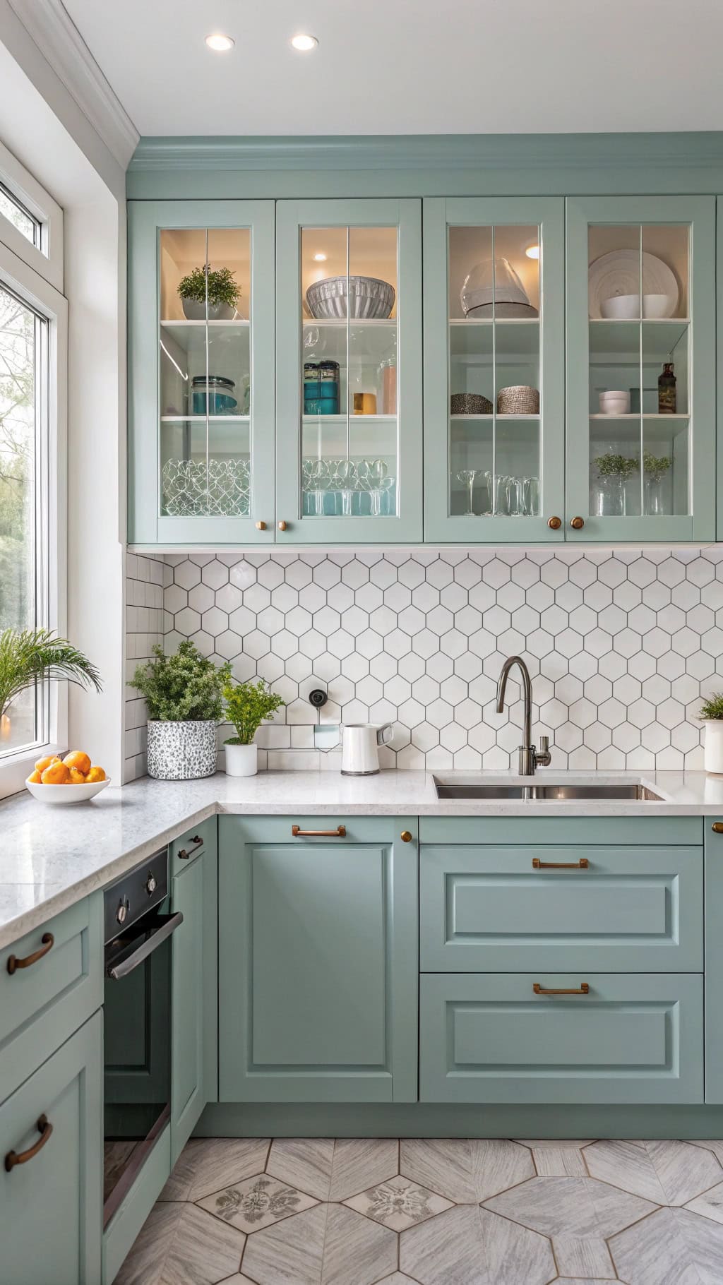 geometric cabinet design inspiration