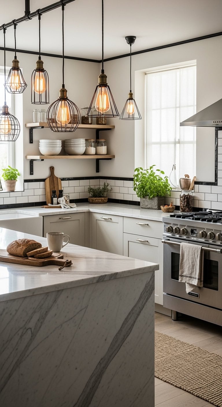 industrial chic lighting fixtures