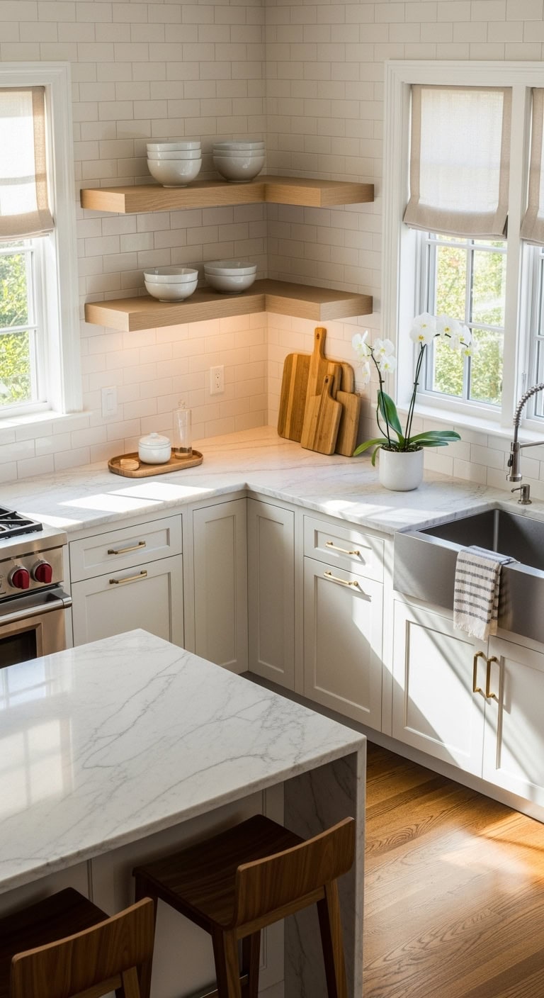 calming cream kitchen vibes