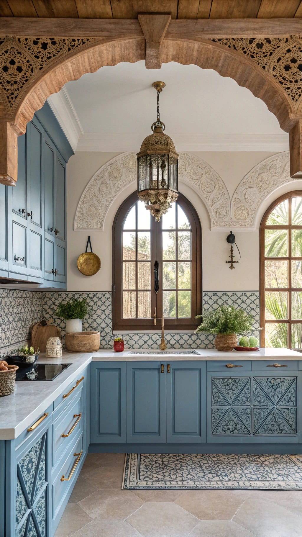 moroccan kitchen design elements