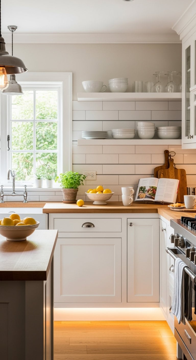 understated elegance for shaker kitchens