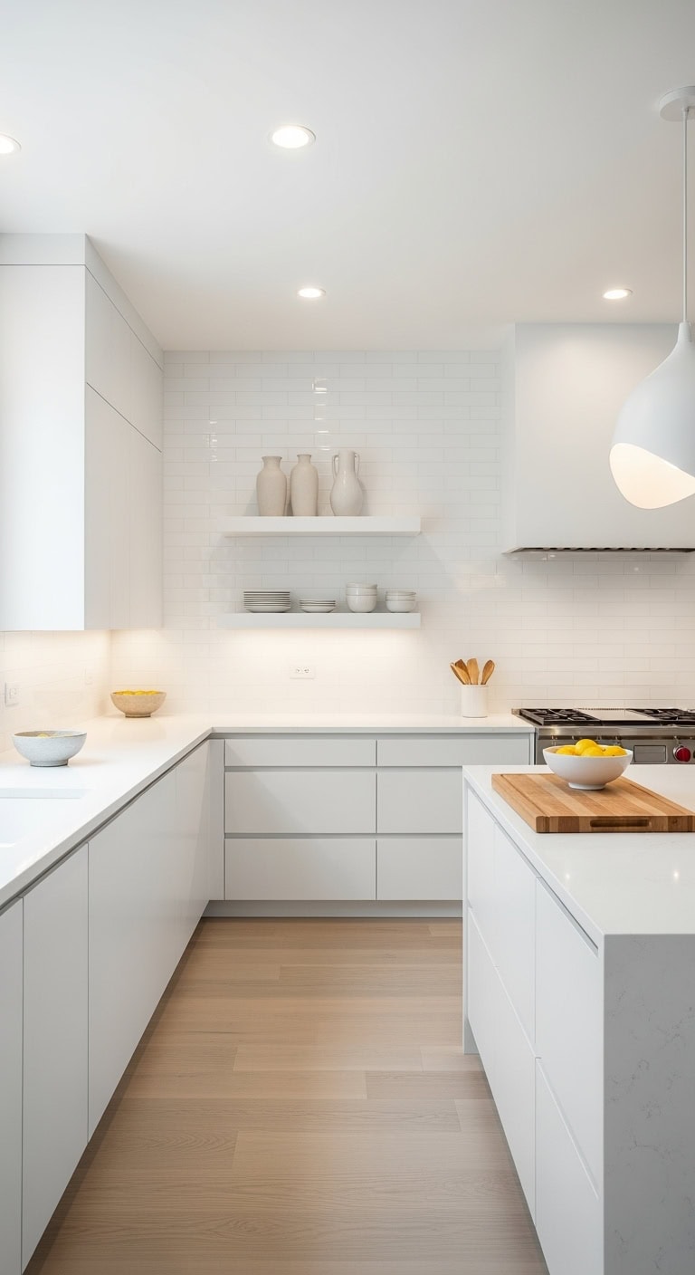 elegant minimalism in kitchens