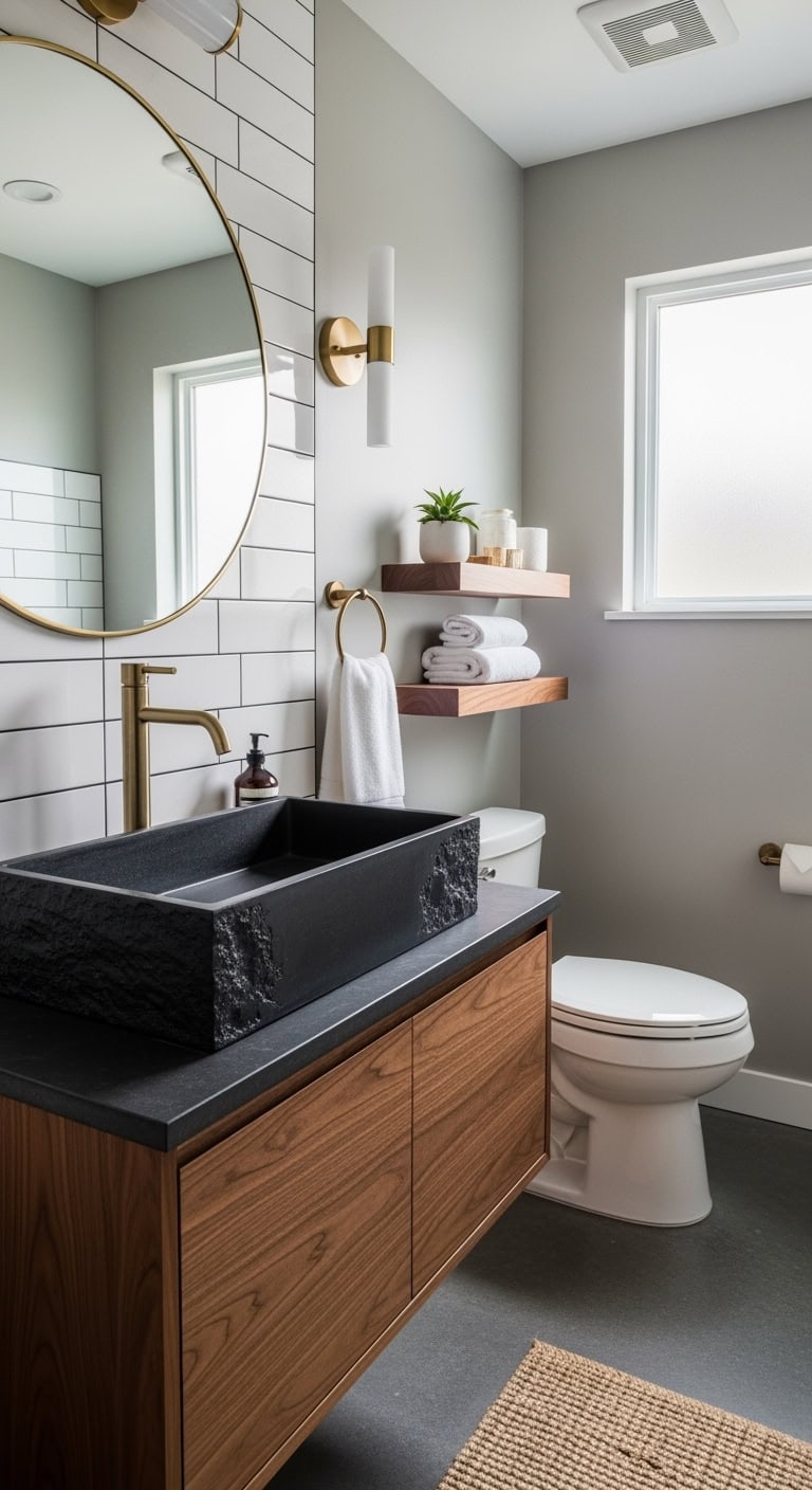 industrial chic concrete sinks
