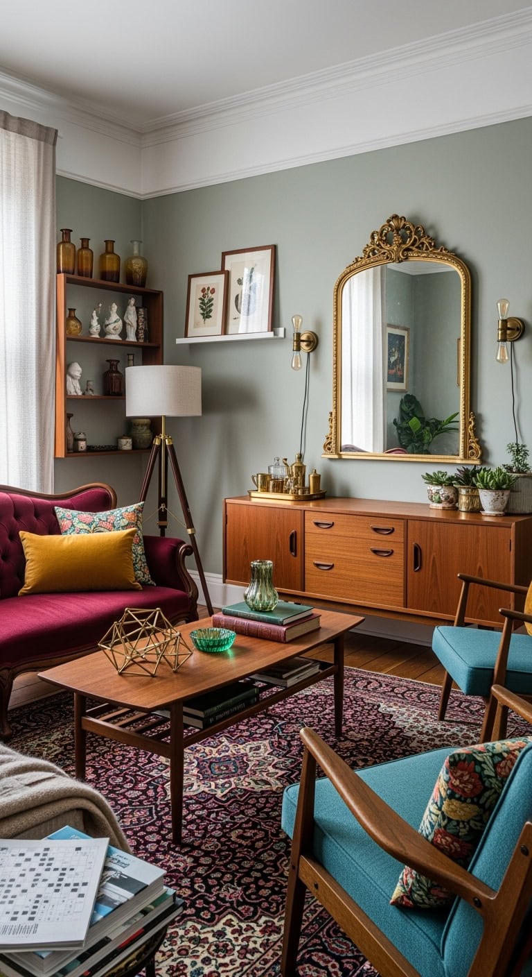 victorian grandeur meets mid century style