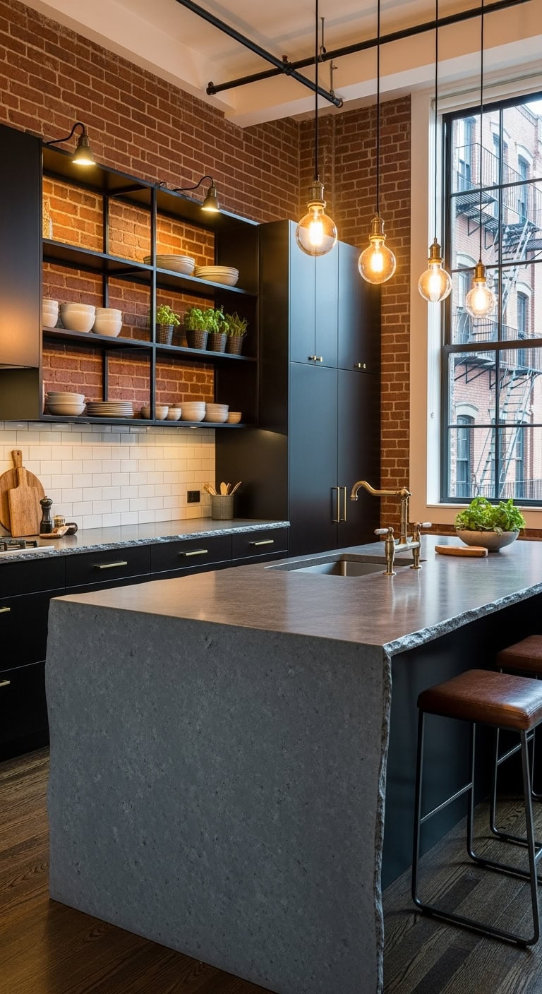 industrial chic urban loft