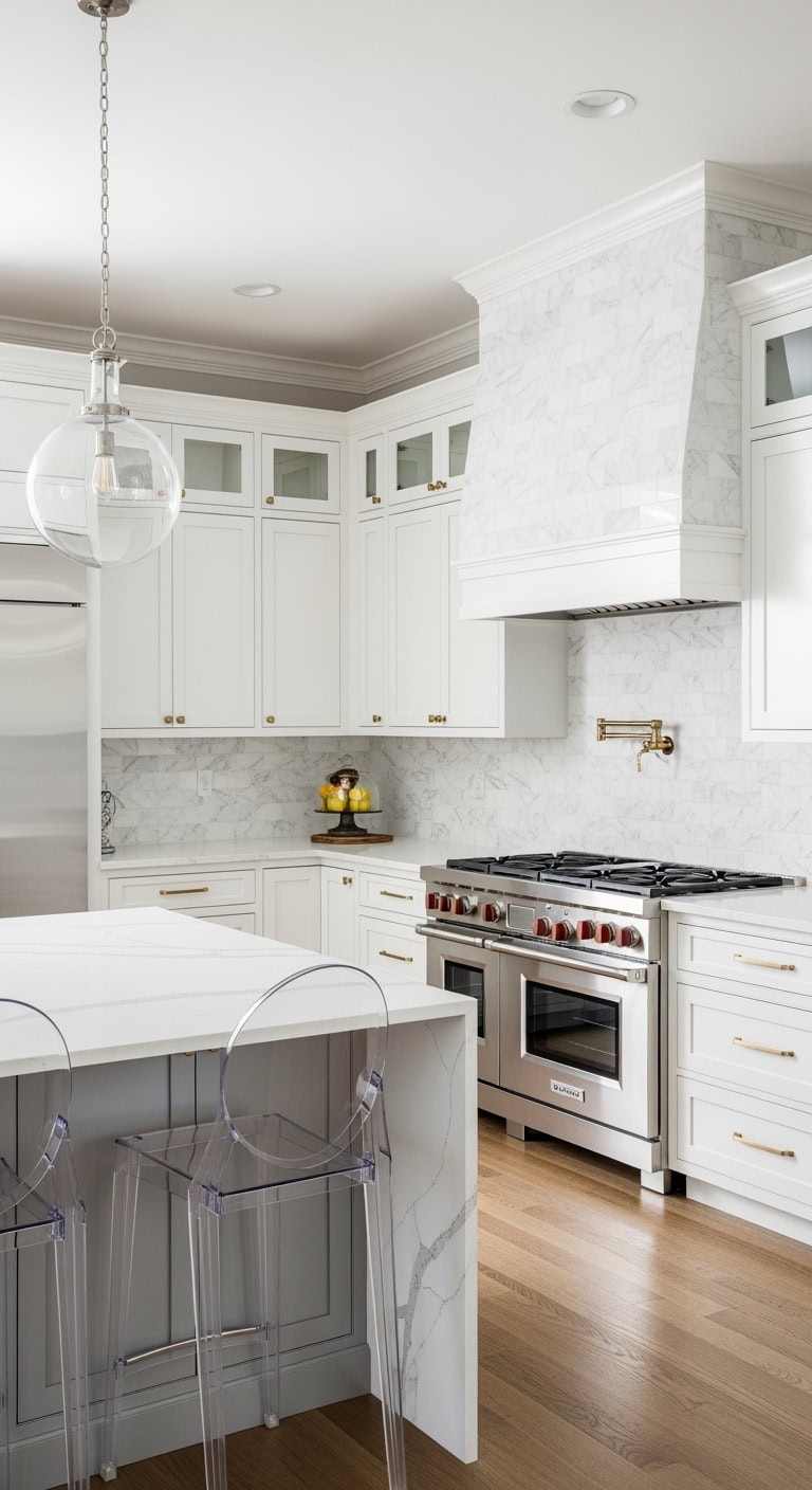 minimalist versatile modern transparent bar stools