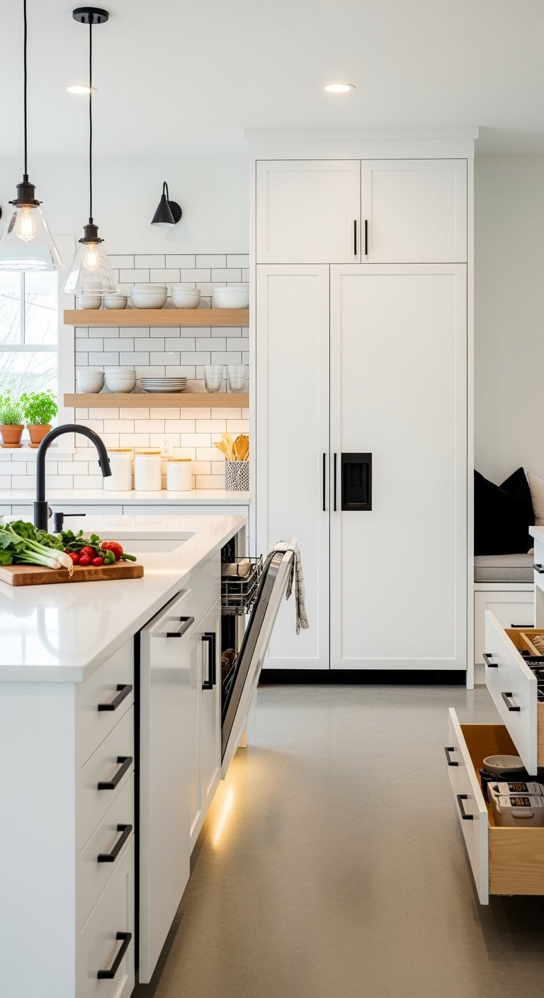 minimalist kitchen with elegance