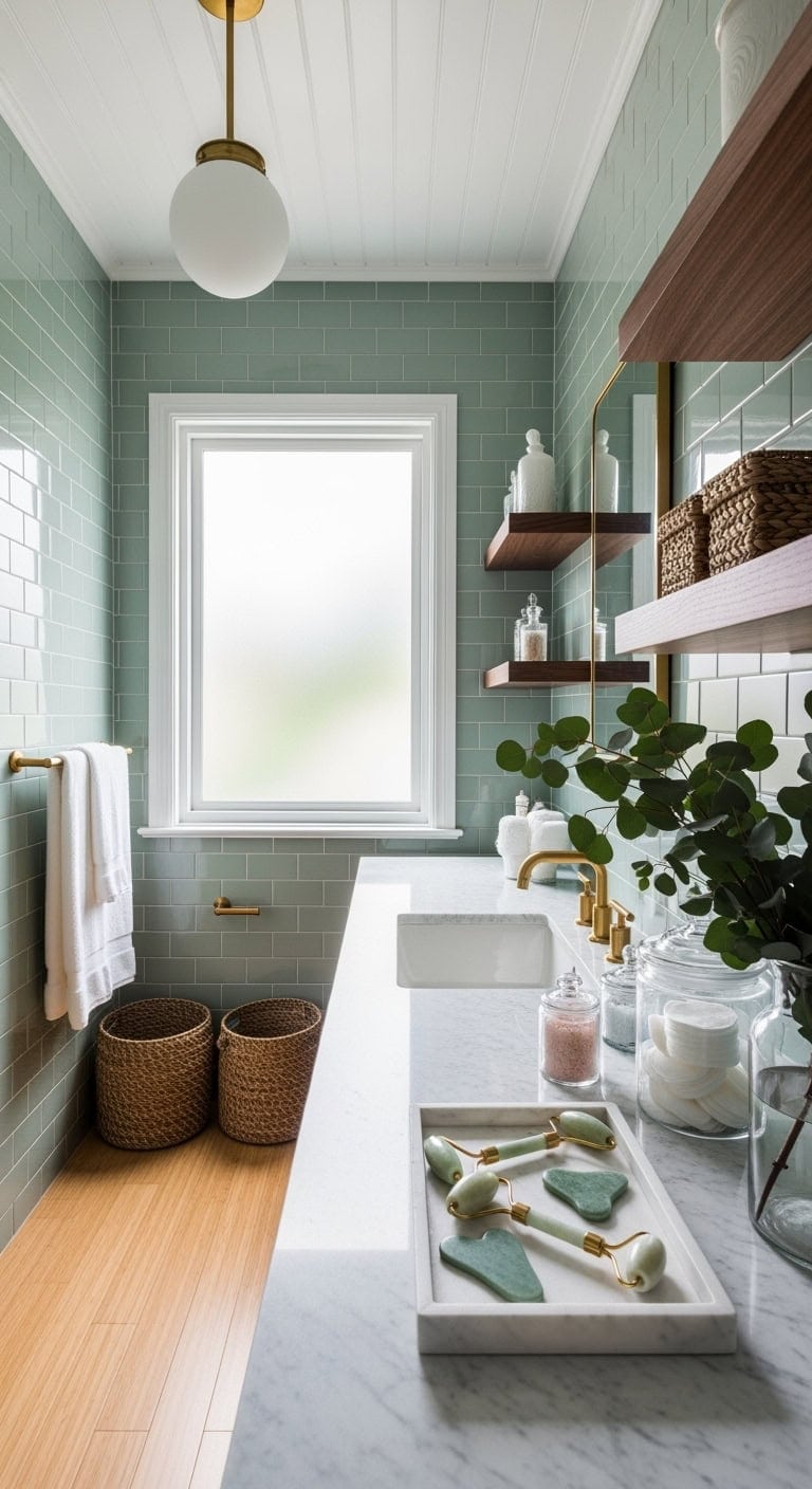 wellness vanity with jaderollers