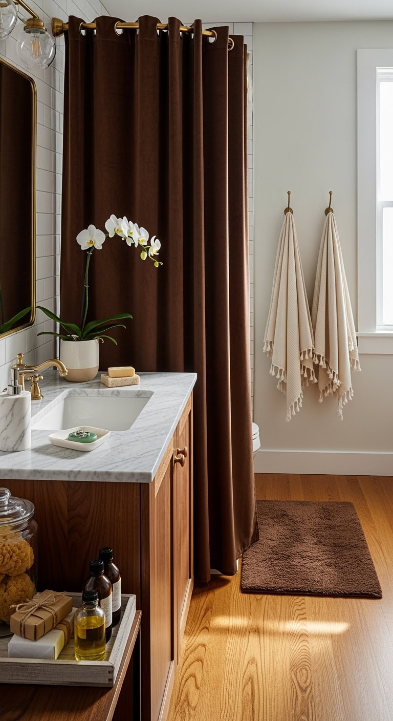 luxurious cozy sophisticated chocolate velvet