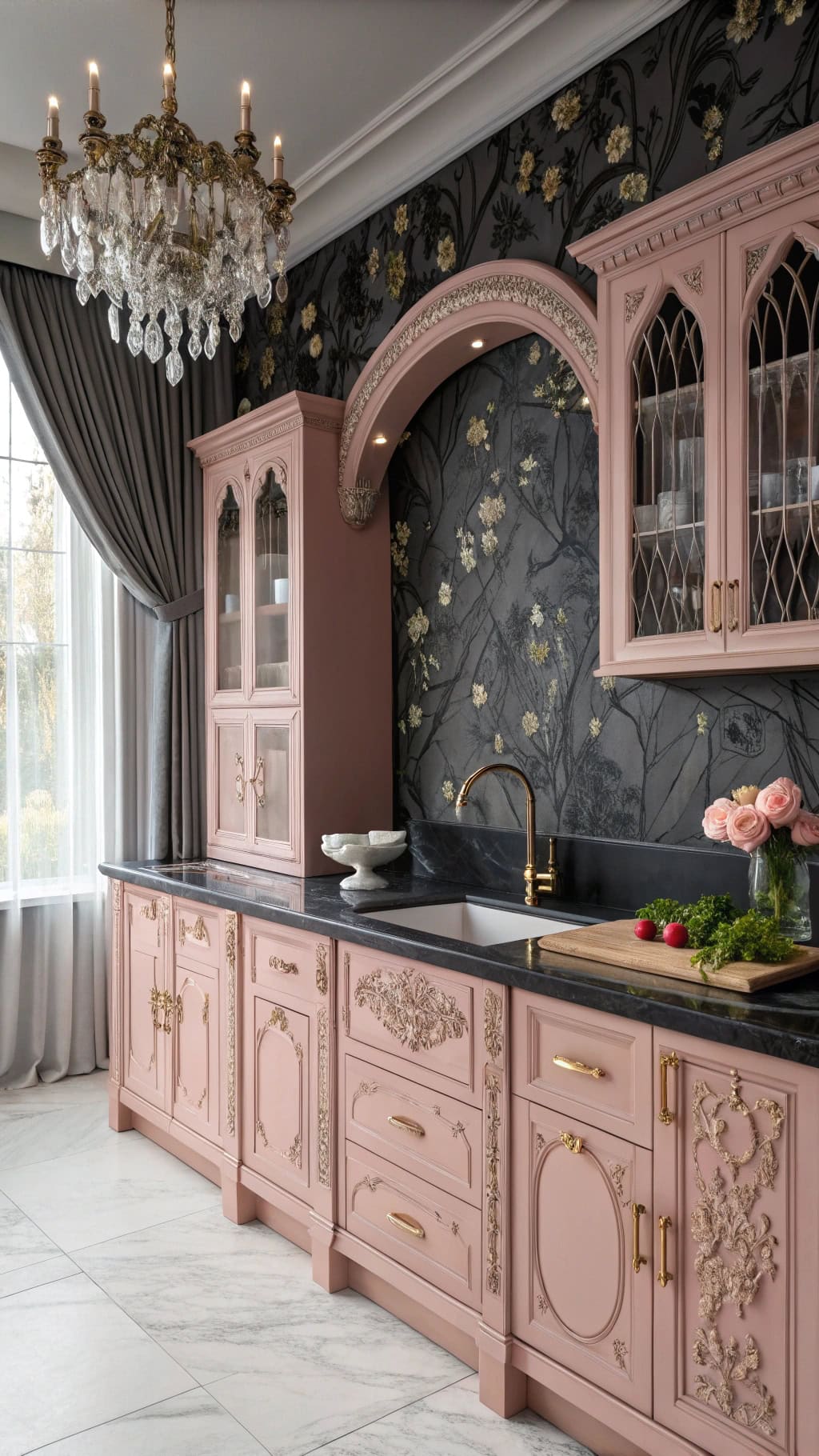 victorian gothic kitchen elegance
