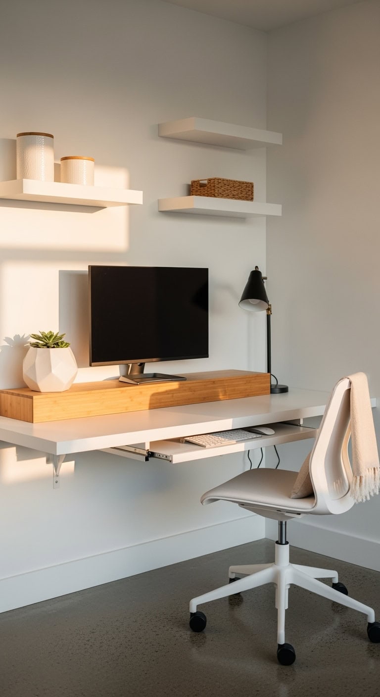 minimalist floating warm balanced