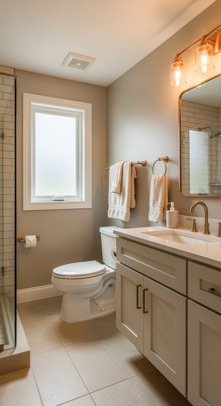 bubbly sophistication bathroom champagne fixtures