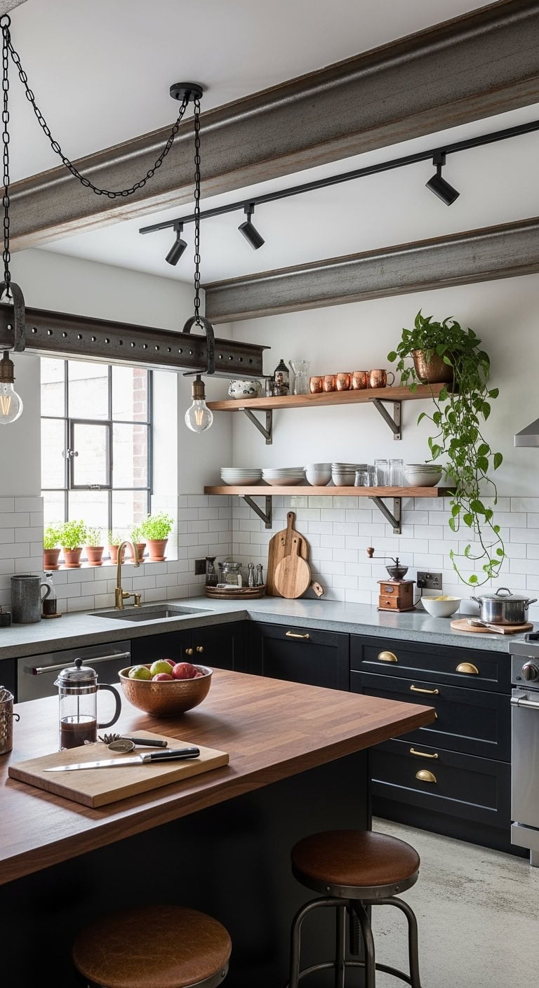 industrial chic raw steel