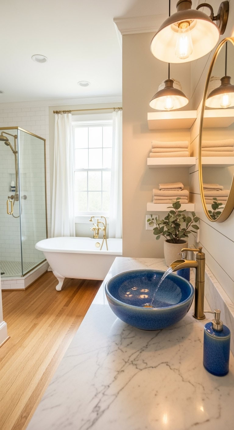 elegant contrasting statement focal point