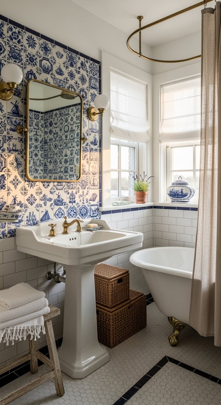 dutch delft tile restoration charm