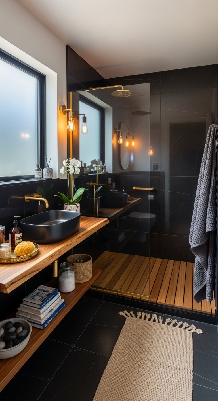 luxurious spa like shower experience