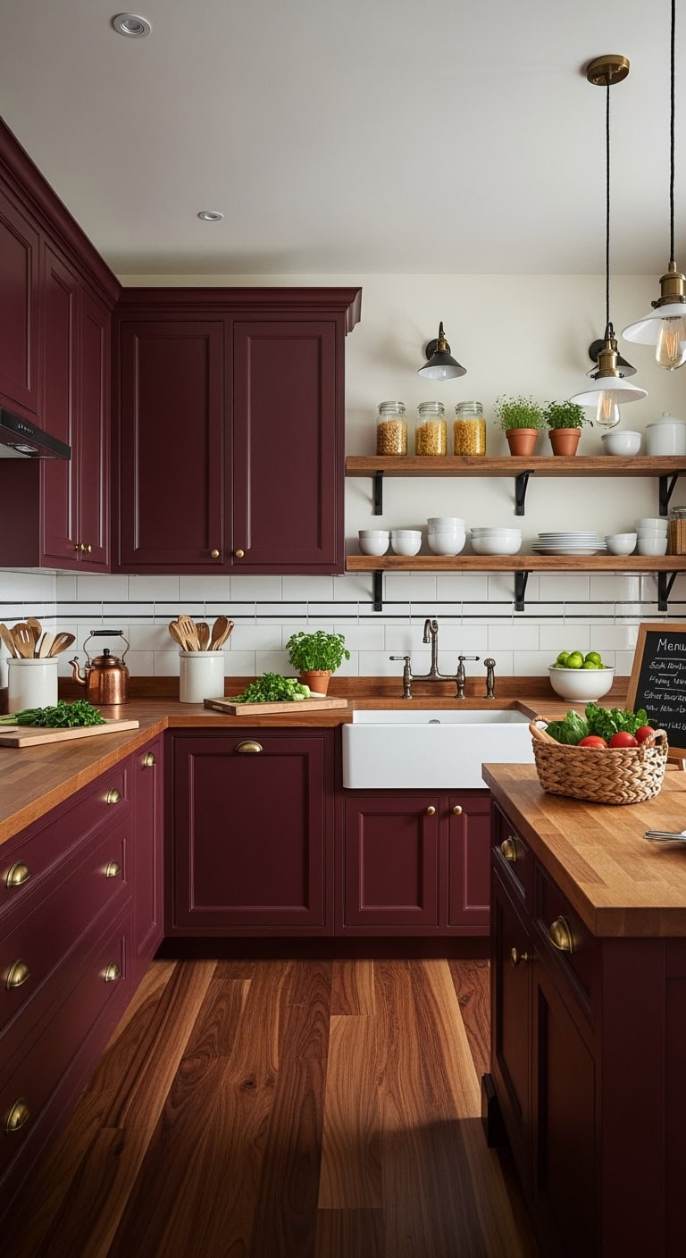 timeless elegance with burgundy