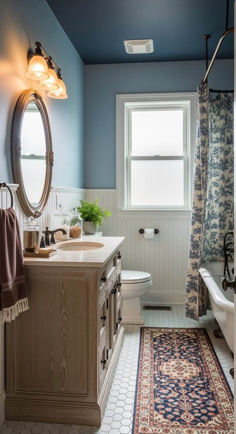 cornflower walls antique bronze