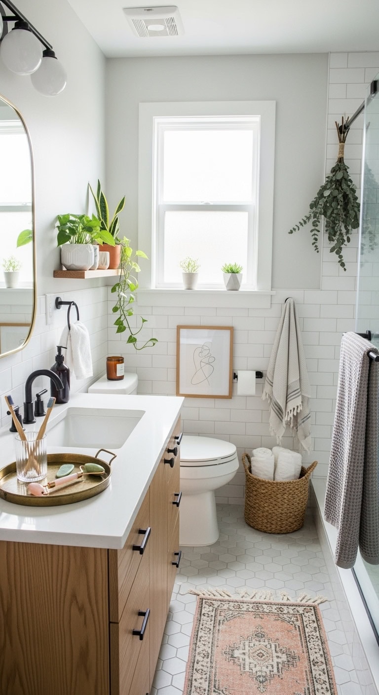 minimalist green curated low maintenance