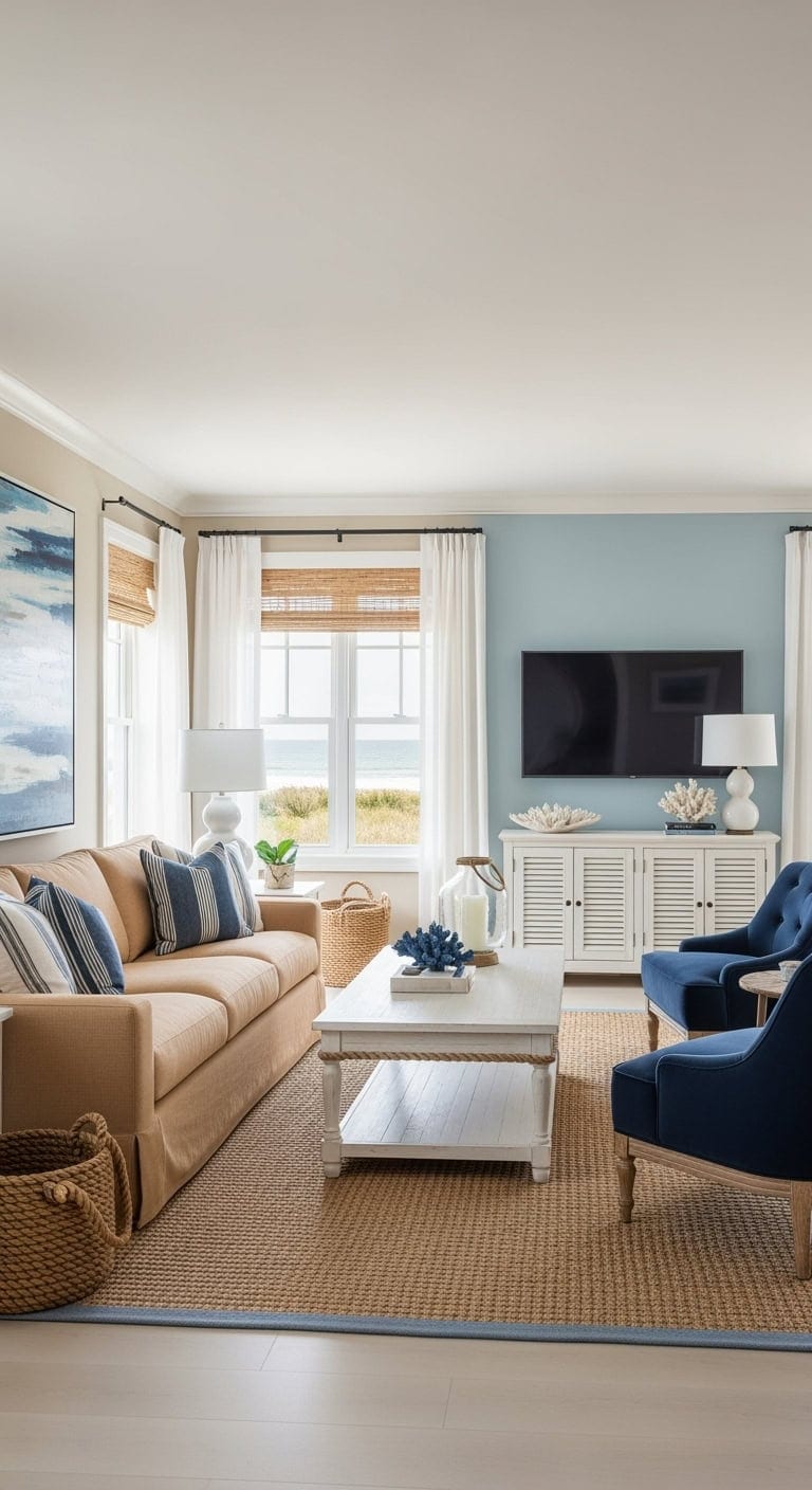 sophisticated sandy coastal living