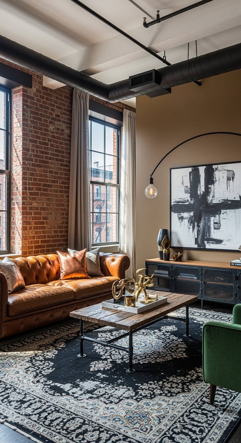 distressed black rug loft