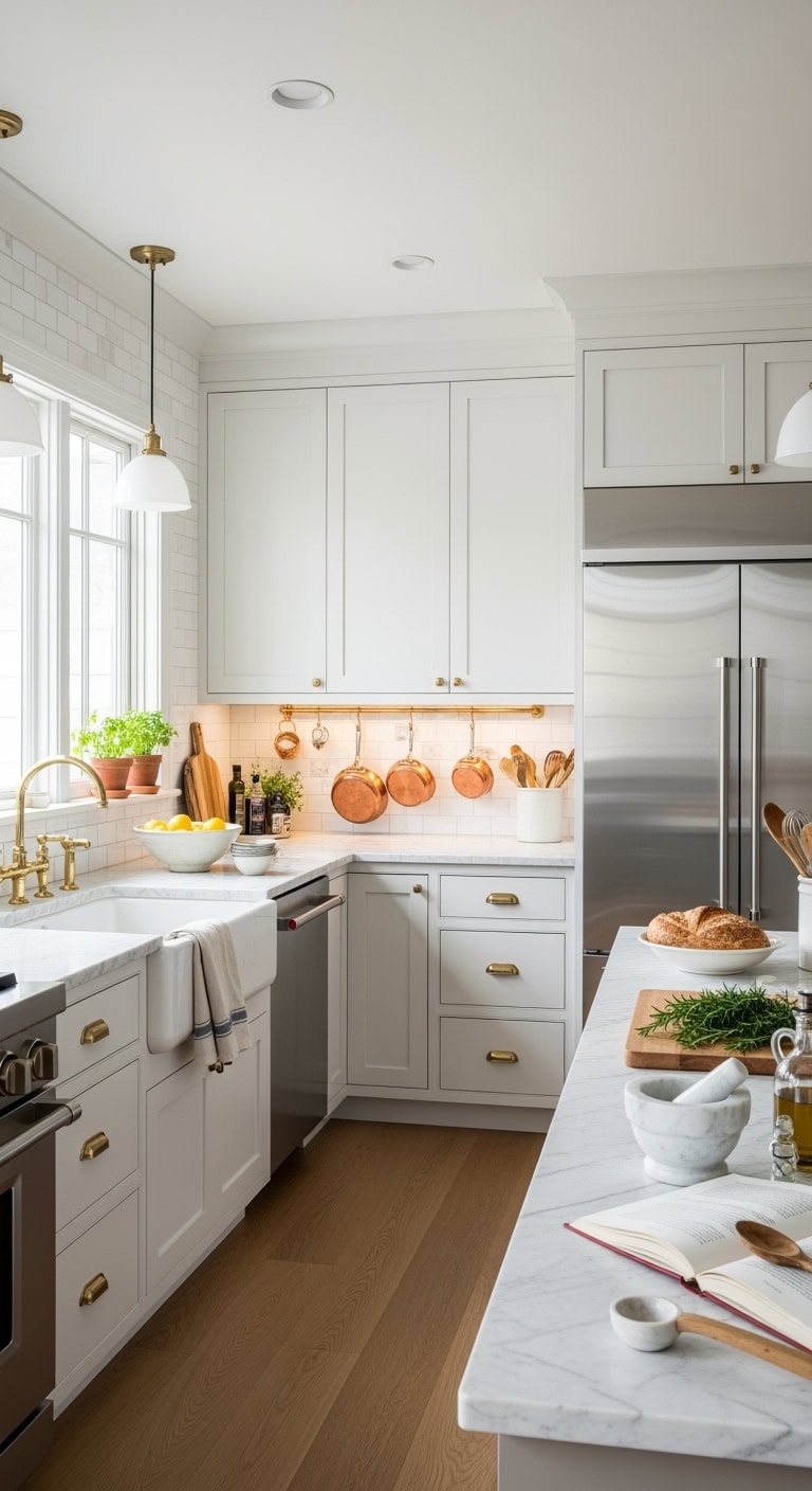 seamless organized hidden functional pantry