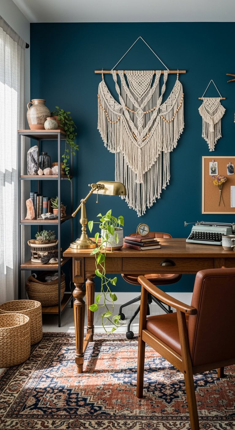 boho macrame wall hanging transforms eclectic