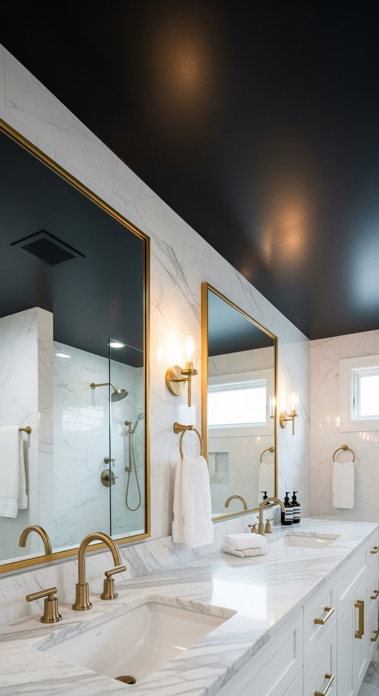 moody sophistication with gilded accents