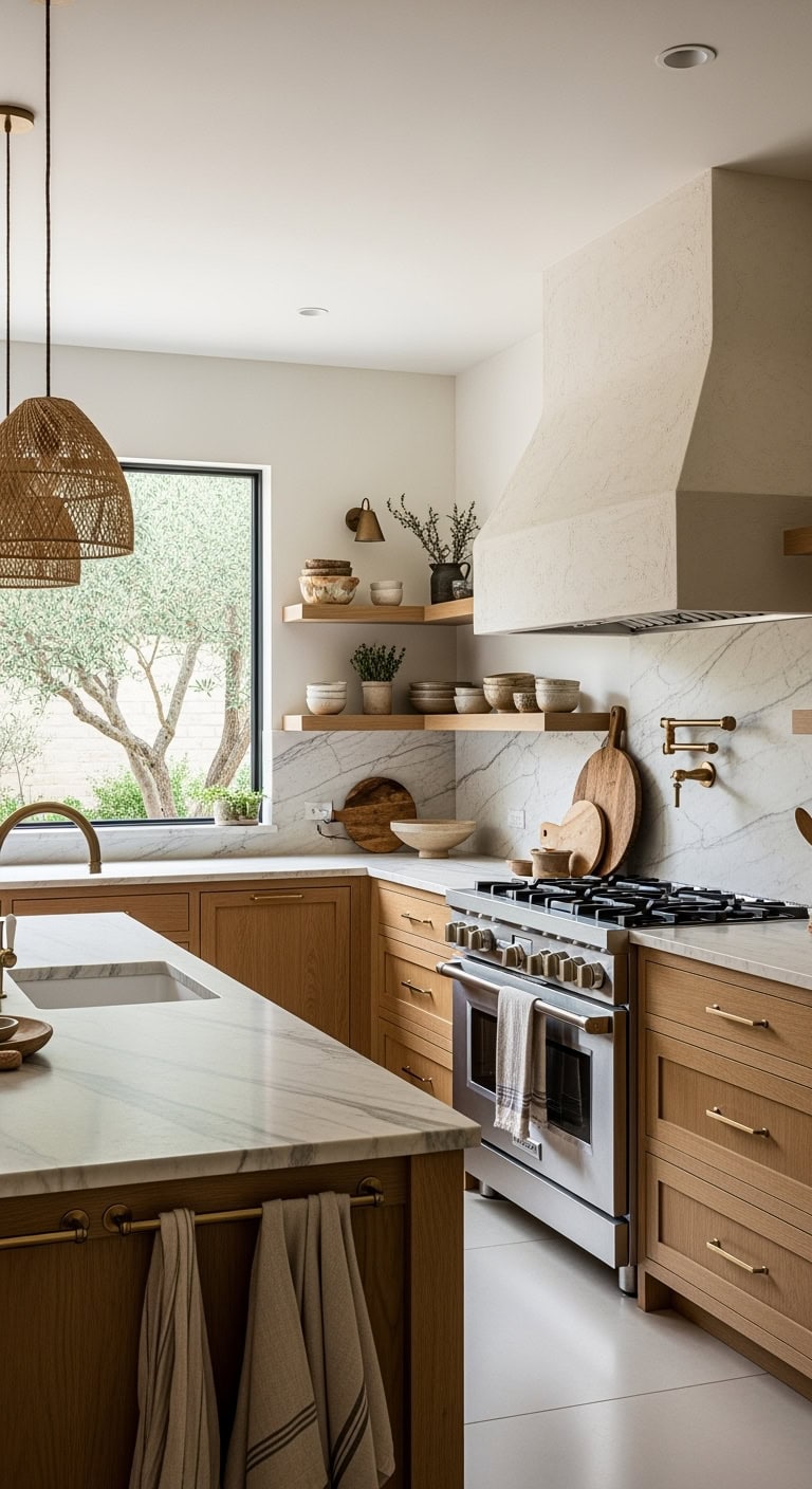 warm artisanal textured mediterranean villa