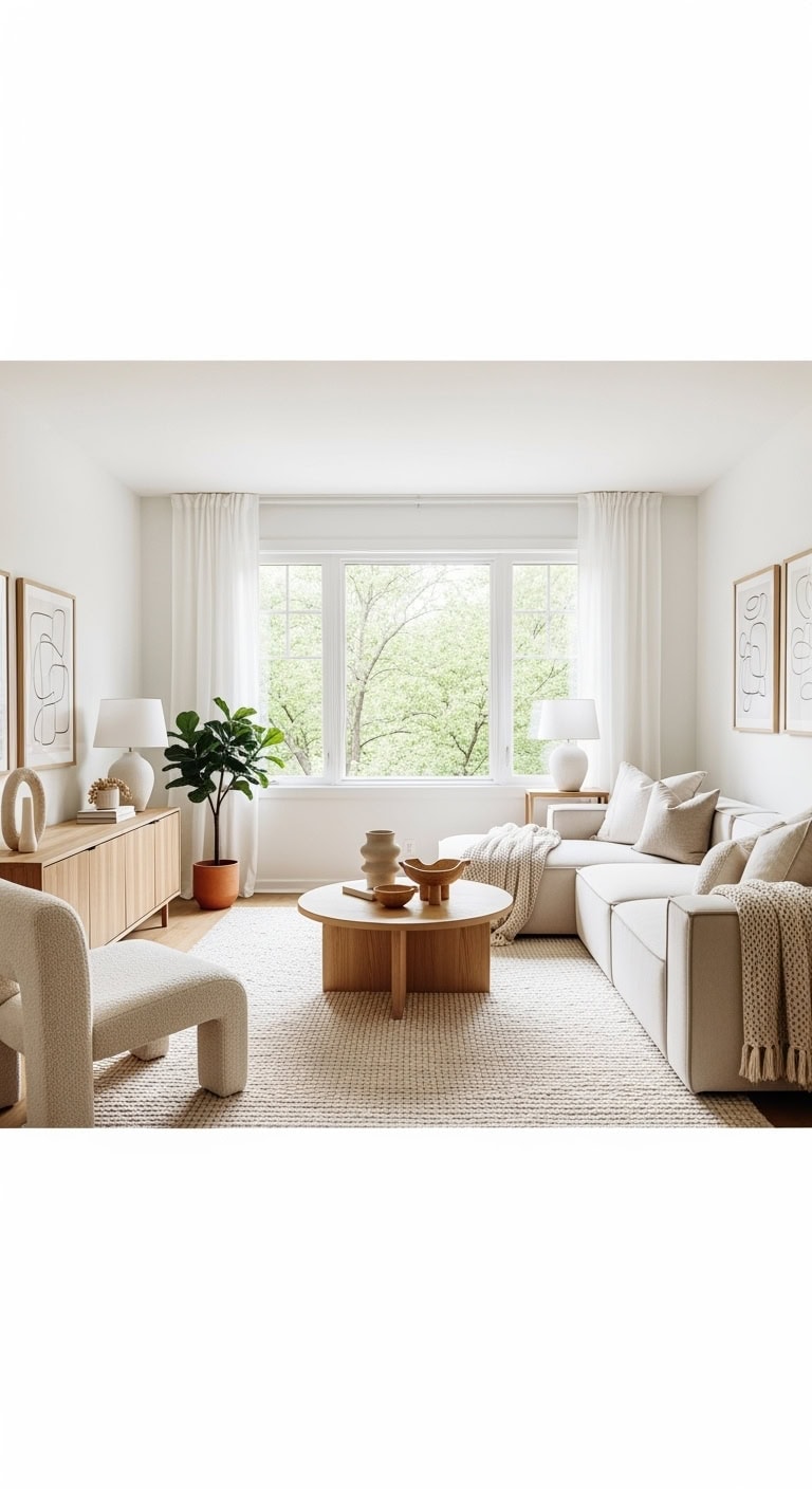 hygge inspired scandinavian neutral living