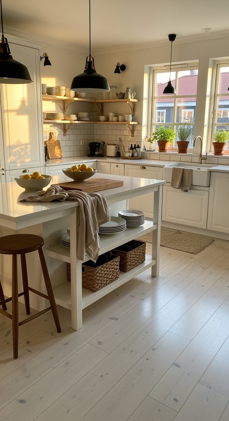 scandinavian cozy kitchen style