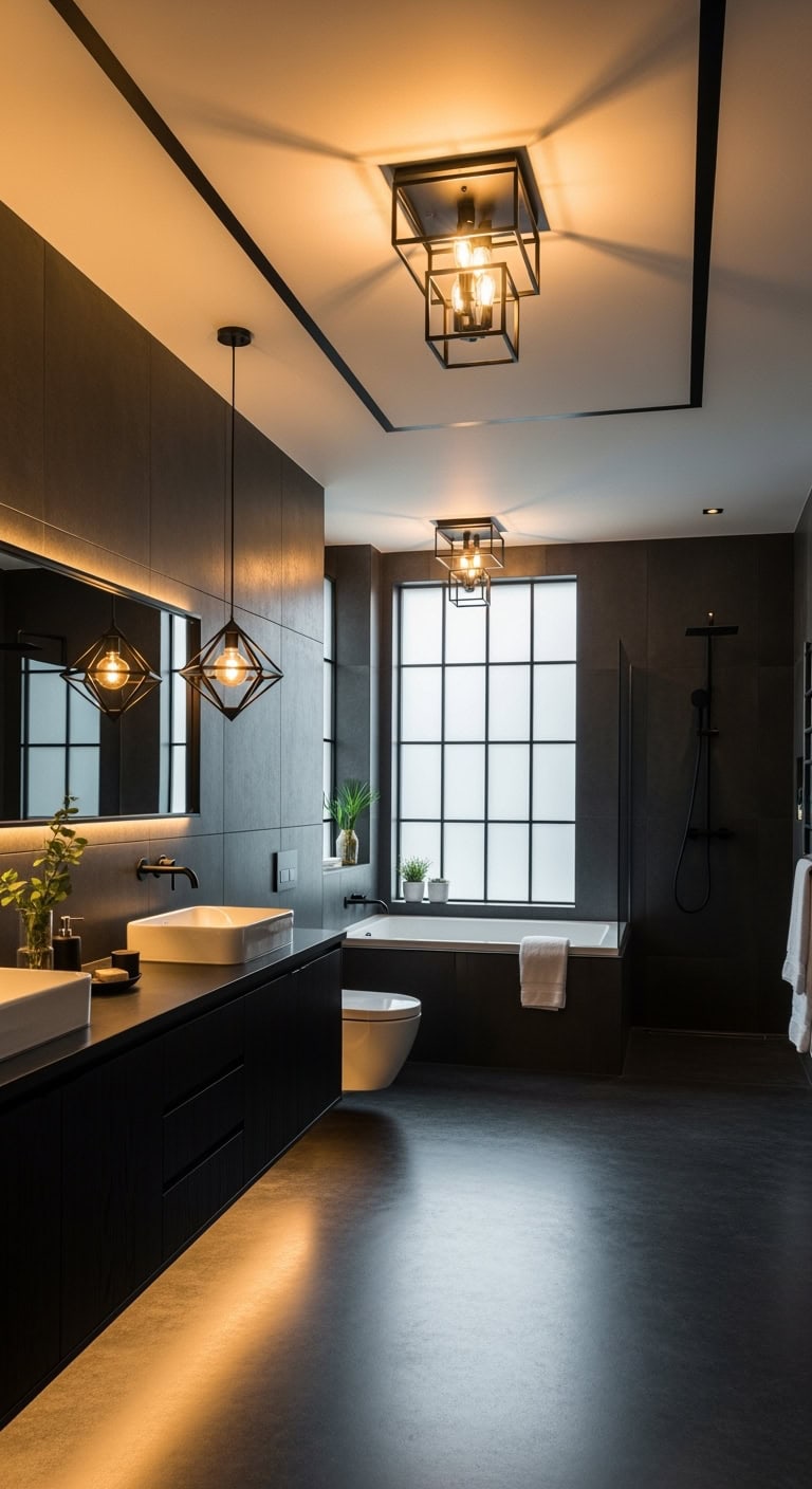 moody sophisticated ceiling lighting solutions